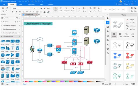 Network Wiring Diagram Visio