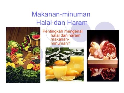 Makanan halal haram