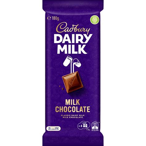 Cadbury Dairy Milk Chocolate Block 180g | Woolworths