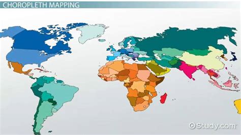 Thematic Maps: Definition & Types - Video & Lesson Transcript | Study.com