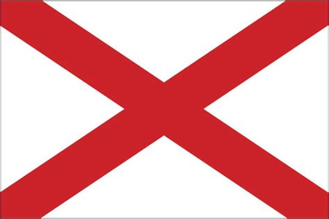 Alabama State Flag Wall Window Car Vinyl Sticker Decal