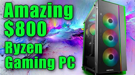 $800 Ryzen 3600 Gaming PC Build for 2020! - YouTube