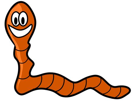 Cute Worm Cliparts - Add Some Fun and Color to Your Designs!