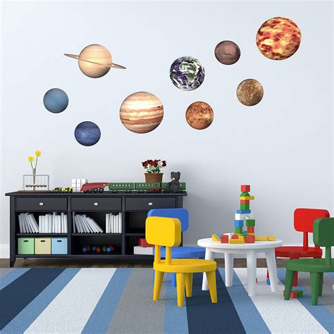 'space planet' wall stickers by oakdene designs | notonthehighstreet.com