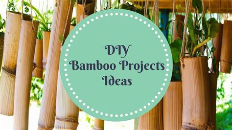 DIY Bamboo Projects Ideas - YouTube