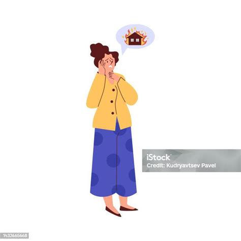 Ocd Or Obsessive Compulsive Disorder Symptoms Flat Vector Illustration ...