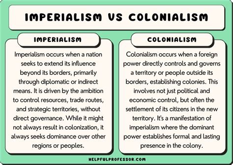 Imperialism vs. Colonialism: Similarities and Differences (2024)