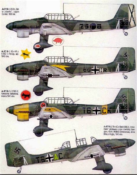 13 best JUNKERS JU 87 B COLOR SCHEMES images on Pinterest | Aeroplanes ...