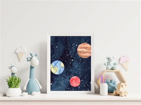 Solar System Wall Art Digital Download Printable Wall Art | Etsy