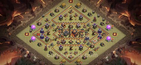 Best War Base TH10 with Link, Anti Everything 2023 - Town Hall Level 10 ...