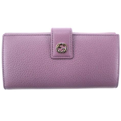 Gucci Clutch Sale | Pink Leather Interlocking 337335 | BagBuyBuy