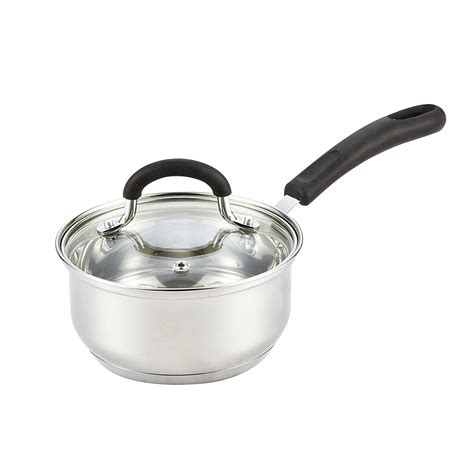 Cook N Home Saucepan Sauce Pot with Lid 2 Quart Professional Stainless ...