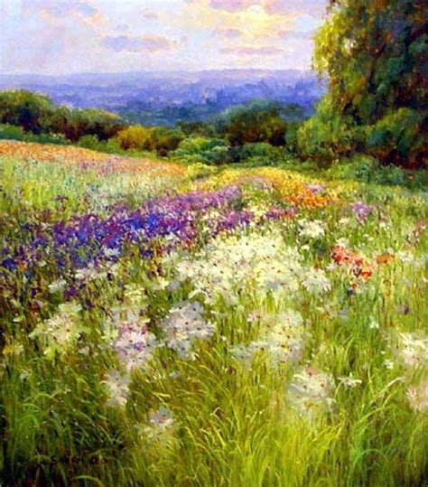 Garden-Oil-Painting-112.jpg (550×626) | Garden painting, Summer ...