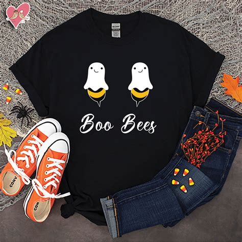 BOO BEES Halloween T shirt Funny Halloween Costume Gift for | Etsy