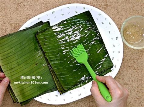 Pandan Kuih Koci Recipe (Resepi Kuih Koci Pandan)- with Detailed Steps ...