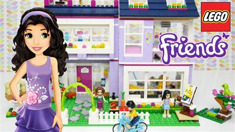 LEGO Friends Emma's House Set Unboxing Building Review - Kids Toys ...