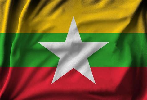 Flag of Myanmar Burma