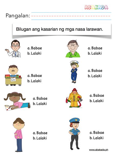 Mga Uri Ng Pangngalan Ayon Sa Tungkulin Worksheet Images And Photos ...