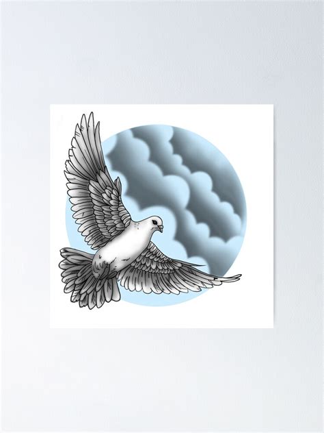 "Dove tattoo" Poster by Sketchoholix | Redbubble