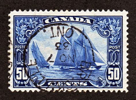 The Bluenose | Vintage postage stamps, Postage stamps, Vintage postage