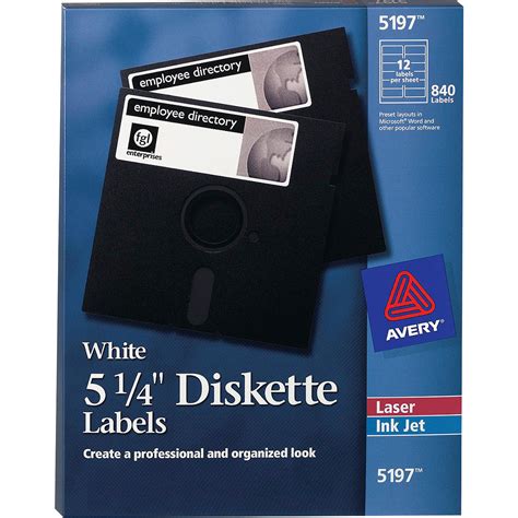 Avery 5.25" Diskette Labels - AVE5197 | OfficeSupply.com