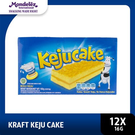 Jual Kraft Keju Cake Bolu Box 12x16g, kue bolu lembut dengan taburan ...