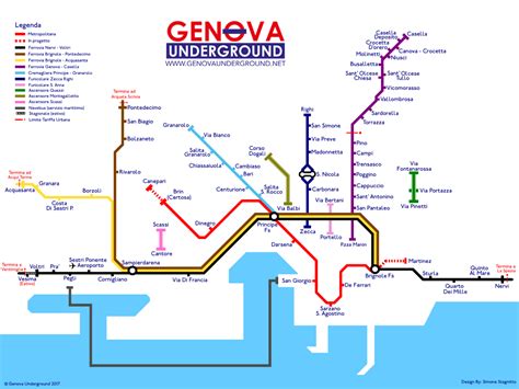 Genova Underground » Mappa