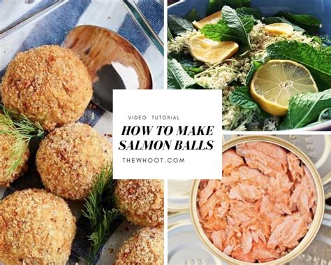 Salmon Balls Recipe - Easy To Follow Video | The WHOot | Salmon ball ...