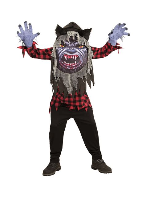 Children's gigantic terrifying werewolf costume | Funidelia