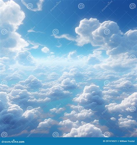 Bright Blue Sky. Wallpaper. Desktop Background Stock Illustration ...