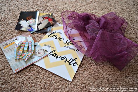 DIY Photo Banner | A Bride On A Budget