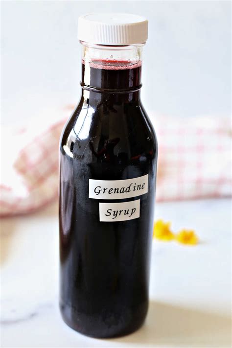 Grenadine Simple Syrup Recipe - Delightful Mom Food