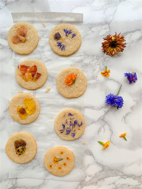 Edible Flower Cookies-4 - Cooking with Books