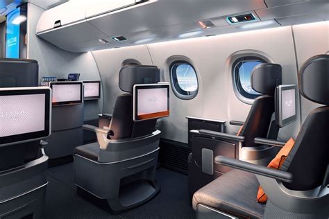 Photos, video: Embraer's E190 E2 jet cabin, interior concept ...