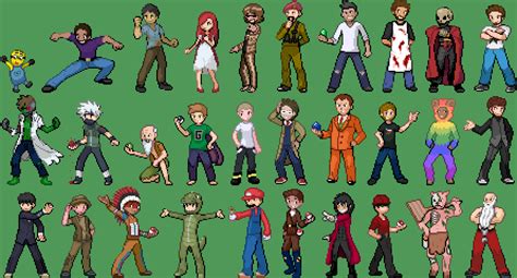 Pokemon Trainers Sprites