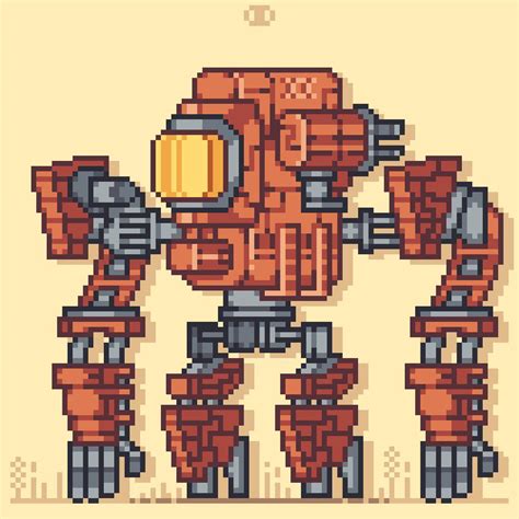 Mech : r/PixelArt