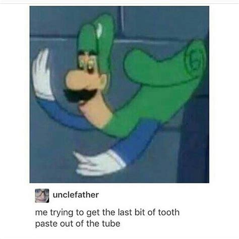 Getting the Toothpaste | Luigi | Know Your Meme