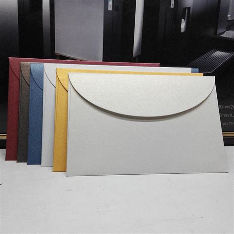 10pcs Packaging Paper Envelope Solid Color Card Envelopes For Business ...