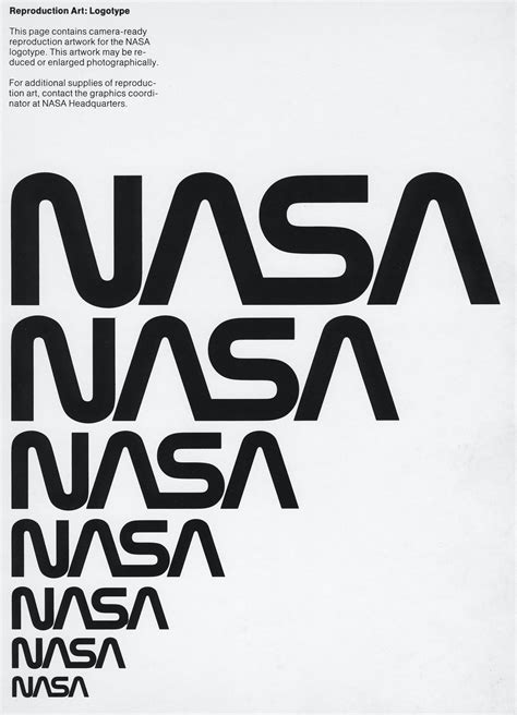 How the NASA worm logo was designed – Creative Review | Logos, Nasa ...