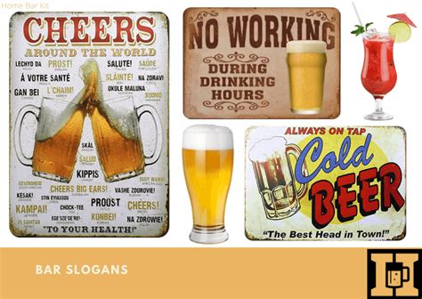 Best Home Bar Slogans And More | Home Bar Kit