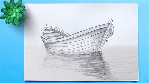 Simple Boat Drawing | How to draw a Boat | pencil sketch of Boat ⛵#boat ...