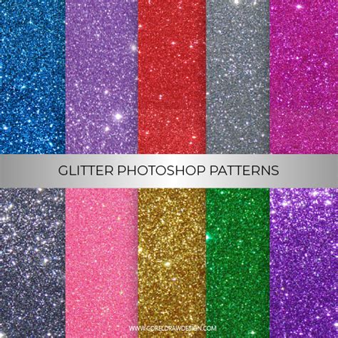 Glitter Texture Patterns Photoshop Photoshop Add-Ons Creative Market ...