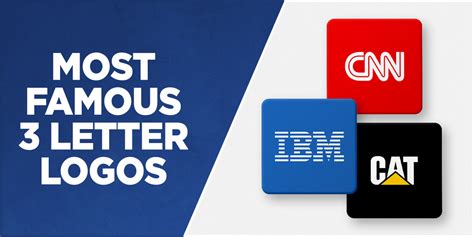 Top 15+ Famous and Memorable 3 Letter Logos You Should Know