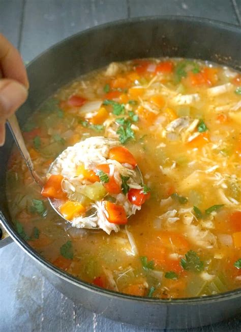 Leftover Turkey Rice Soup - My Gorgeous Recipes