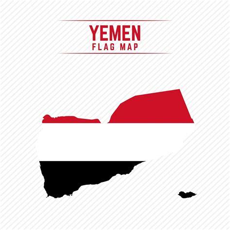 Flag Map of Yemen 2400677 Vector Art at Vecteezy