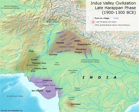 Harappan Civilization Map