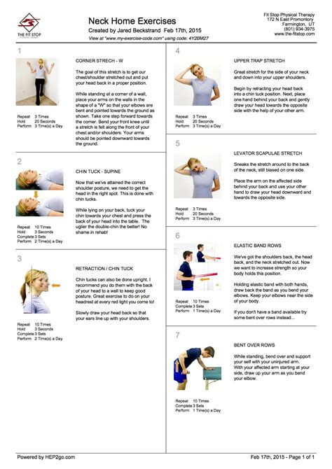 Feel Better Now Series – Home exercises to treat neck pain – Part 2 ...