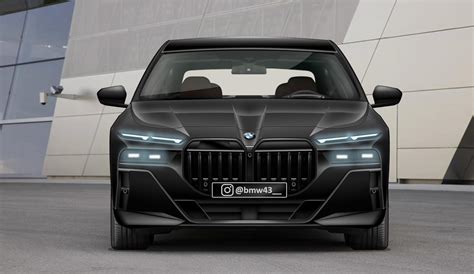 2023 BMW 7 Series spied with split headlights testing hard at the 'Ring