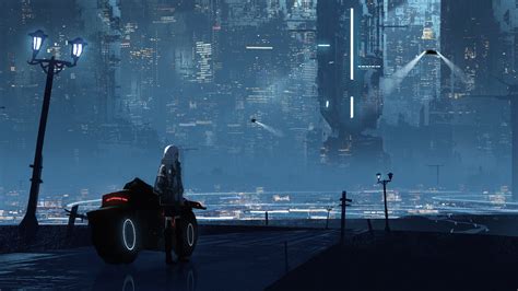 2560x1440 Cyberpunk City Anime Girl 5k 1440P Resolution ,HD 4k ...