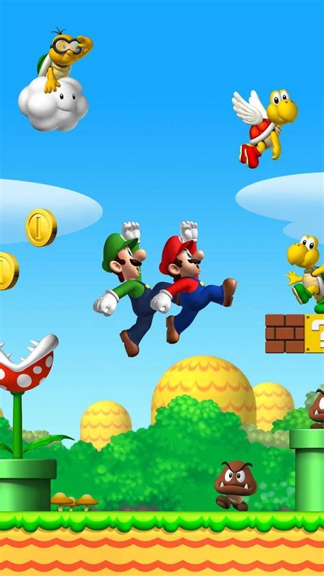 4K Mario Wallpaper | Irmaos mário, Mario e luigi, Aniversário super mario